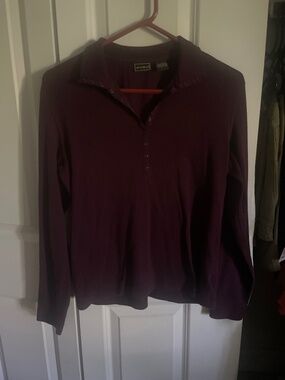 Eddie Bauer long sleeve (plum/maroon)